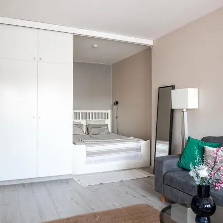 アパート Bright & Spacious In Center ラハティ